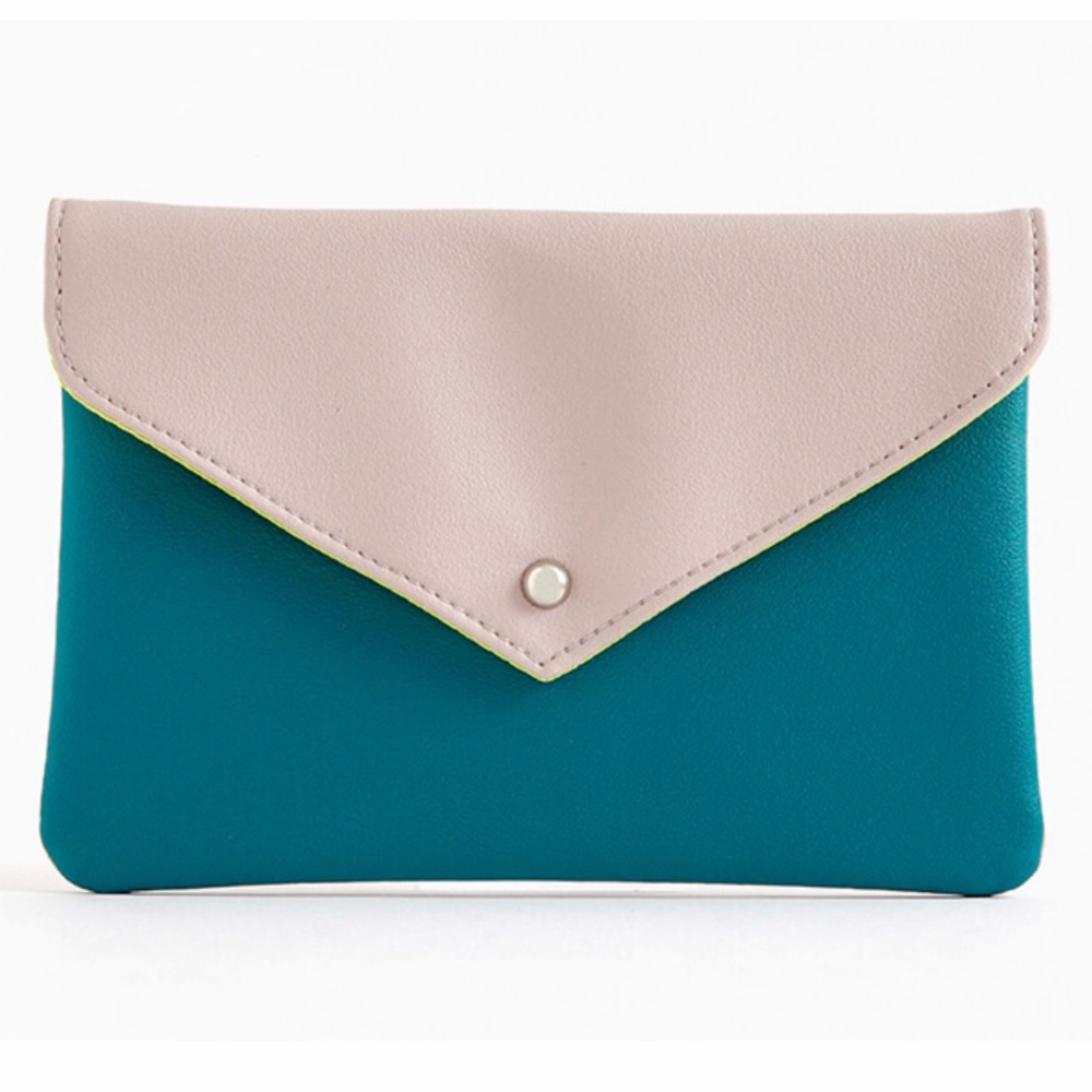 Ipsy Teal Glam Cosmetic Bag